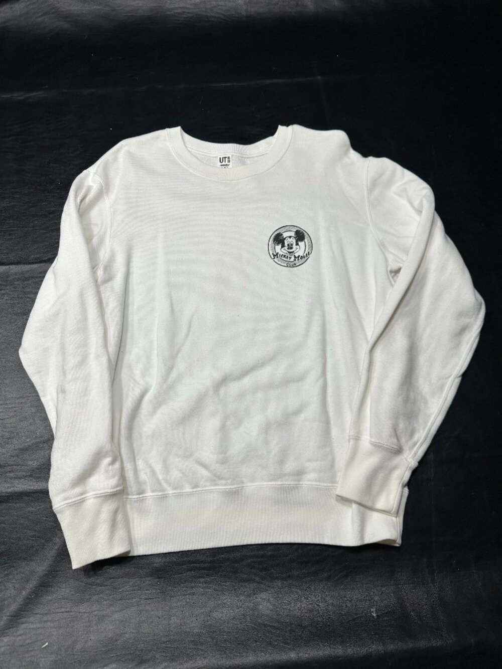 Uniqlo Men's "Mickey Mouse Club" Crew-Neck Sweatshirt